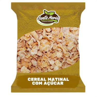 Imagem de Sucrilhos Corn Flakes Com Açúcar Cereal Matinal 1kg - Santa Maria