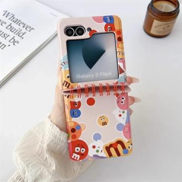 Imagem de Capa para celular estilo flip para Samsung Galaxy Z 6/5/4/3 e Motorola Razr 60 50 Ultra e Razr 40 Ultra, rosa candy, para Razr 60.