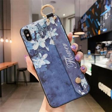 Imagem de Capa para iPhone 16 16E 15 14 13 12 11 Pro Max X Xs Max XR 7 8 Plus com alça de pulso, suporte para celular, capa traseira macia de TPU, 291, para iPhone 12 Pro Max