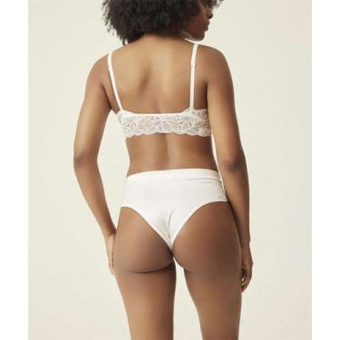 Imagem de Sutiã De Renda Top Triângulo Com Bojo Marisa-44226, Off white, 44