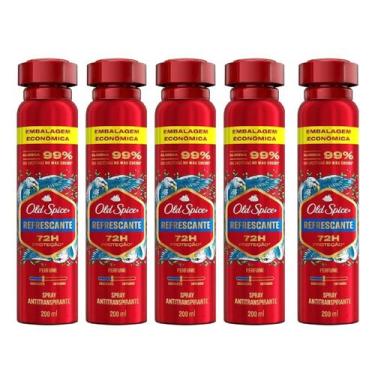 Imagem de Desodorante Spray Antitranspirante Old Spice Refrescante  200ml/124g -