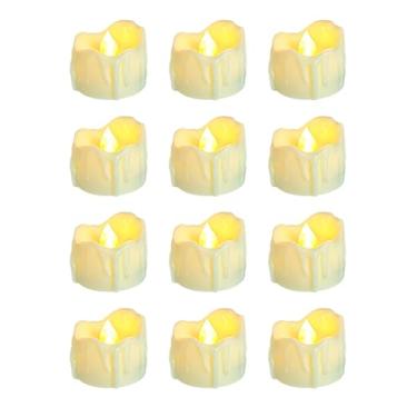 Imagem de ONEIHOMM Velas De Chá Com Temporizador, Sem Chama, Operadas Por Bateria, Luz Branca Quente Piscando, Liga Automaticamente 6 Horas E Desliga 18 Todos Os Dias, Pilhas Inclusas, Mais 150 Longa Duração,