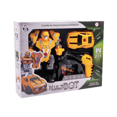 Imagem de Carro e Robô Multibot Car Transform - Pica Pau