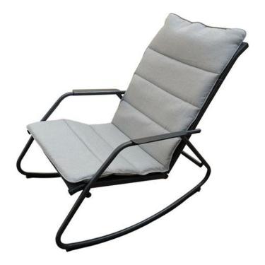 Imagem de Cadeira De Balanço Jardim Premium 90X61Cm - Cinza