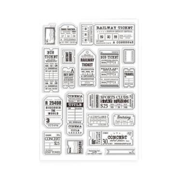 Imagem de Carimbos Transparentes De Silicone Para Manchas De Café Grandes, 8,3x5