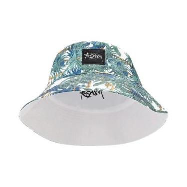 Imagem de Chapéu Bucket Unissex Com Estampa De Moda Coreana, Aba Larga, Reversív