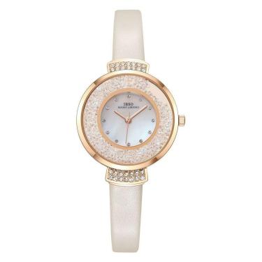 Imagem de Relógio De Quartzo Feminino Ibso 8932 à Prova D'água Branco