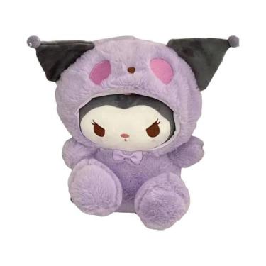 Imagem de Brinquedo De Pelúcia Kawaii Sanrio De 25cm, Cão Jade Kuromi, Boneco De
