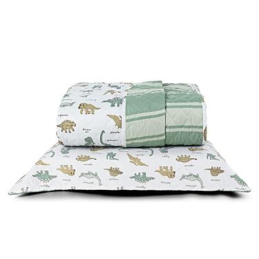 Imagem de Cobre Leito Tutti Kids 200 Fios Solteiro 02 Peças 100% Poliéster - Dino World