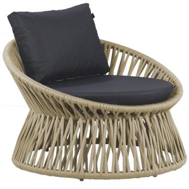 Imagem de Chaise área Externa Monza Alumínio Corda Náutica Trama Rami