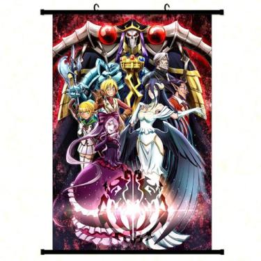 Imagem de Pôster de arte de parede em tela Overlords Albedos Anime 40x60cm - yiw