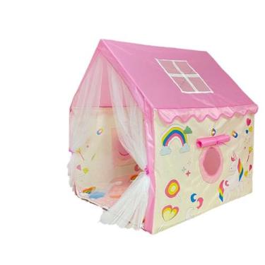 Imagem de Tenda de recreação interna Castle Pink Princess para crianças - Taiyua
