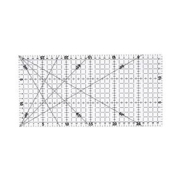 Imagem de Régua Transparente Para Patchwork, 30x15cm, Ferramenta De Corte De Acr