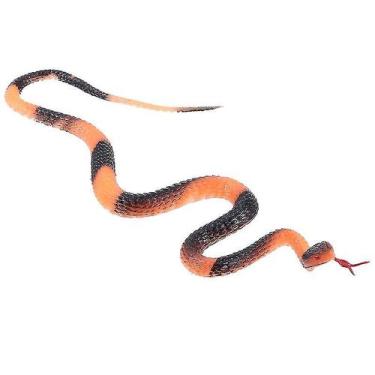 Imagem de Brinquedos realistas de cobras de borracha Scary Fake Snake - Gloome S