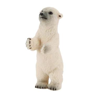 Imagem de Estatuetas de brinquedos de animais de urso branco, decoraçã - Gloome 