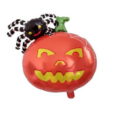 Imagem de Decorações de festa de Halloween: balões de alumínio, abóbora de morce