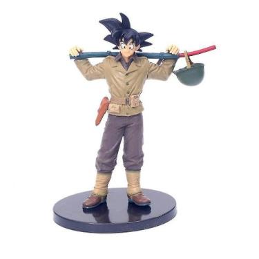 Imagem de Boneco de brinquedo Dragon Ball Sun Goku com cabelo preto de 19 cm em 