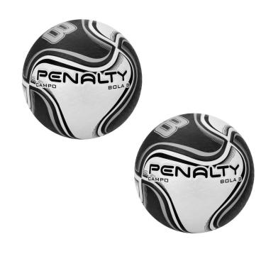 Imagem de 02 Bola De Futebol Campo Penalty 8 X-Masculino