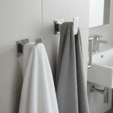 Imagem de Cabide Gancho Para Toalha Kit 2 Peças Inox - Decora