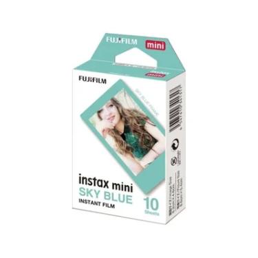 Imagem de Filme Instantâneo Fujifilm Instax Sky Blue Com 10 Poses