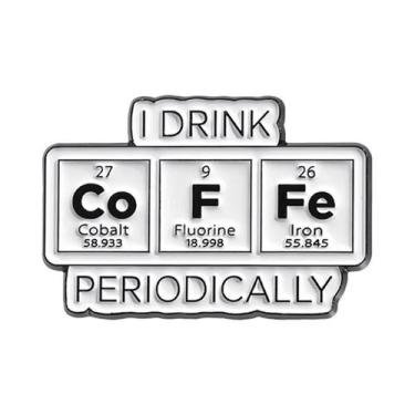 Imagem de Broches E Pins De Esmalte Fofos Com Desenhos De Fórmulas Matemáticas, 