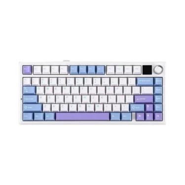 Imagem de Teclado Mecânico RGB Para Jogos AULA F75 MAX 75% Com Fio Bluetooth 2.4