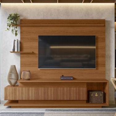 Imagem de Rack Painel Home Estante Istambul Tv Até 65 - Lukaliam, Jequetiba
