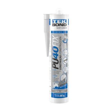 Imagem de Adesivo PU40FIX Cartucho 387G/280ML - Tekbond Cinza, Cinza