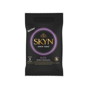 Imagem de Preservativo Blowtex Skyn Elite, 3 Unidades