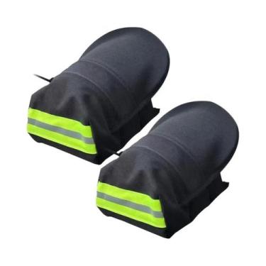 Imagem de Luvas De Guidão Para Motocicletas À Prova De Vento E Água Com Proteção
