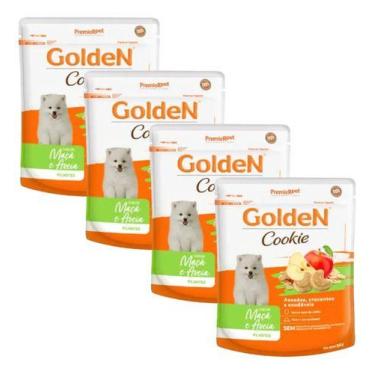 Imagem de Kit 4x golden cookie filhote maca e aveia 350g - PREMIER