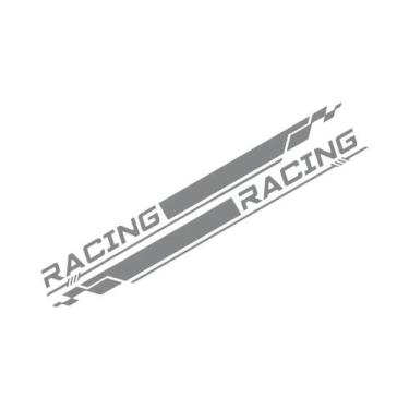 Imagem de Adesivos Para Laterais De Carro, Listras De Vinil Para Racing, Decalqu