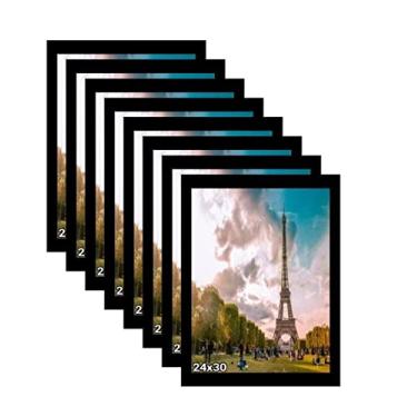 Imagem de KIT com 8 Porta Retrato 24x30 Moldura Preta