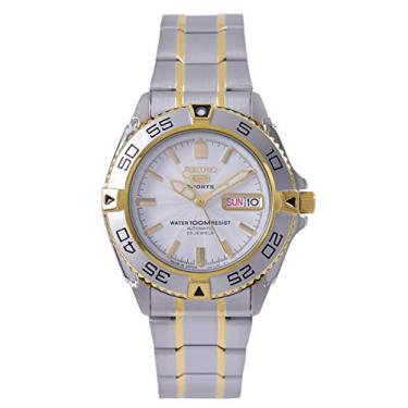 Imagem de Seiko 5 Sport 5 Sports Relógio masculino de corda automática SNZB24J1 (importação paralela), Preto, Moderno