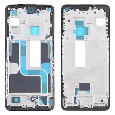 Imagem de YUNCHAO Acessórios telefônicos Placa de moldura de quadro LCD da casa frontal para oppo realme x7 pro 5g rmx2121 Substituição do telefone celular