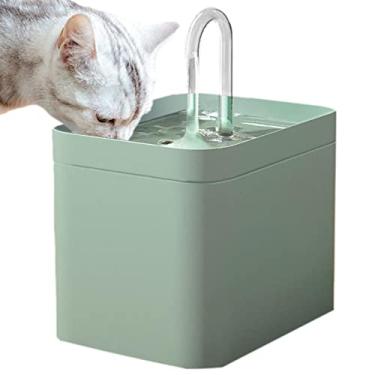 Imagem de Fonte do animal de estimação - Bebedouro Automático 1.5L para Gatos,Fonte de água para animais de estimação fácil de limpar para gatos e cães pequenos, fontes de água para gatos Sritob