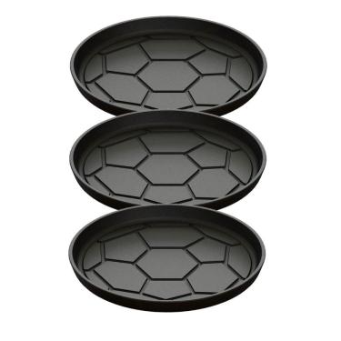 Imagem de Kit 3 Chapa Petisco Redonda Copa 2022 de Ferro Fumil 20x2cm