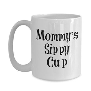 Imagem de Caneca Mommy's Sippy Cup - Caneca de café - Chá vinho chocolate quente - Presente divertido