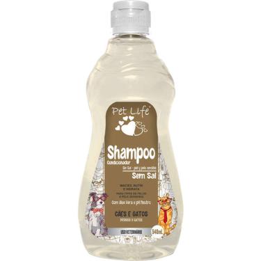 Imagem de Shampoo Condicionador Pet Life Sem Sal para Cães e Gatos - 540 mL