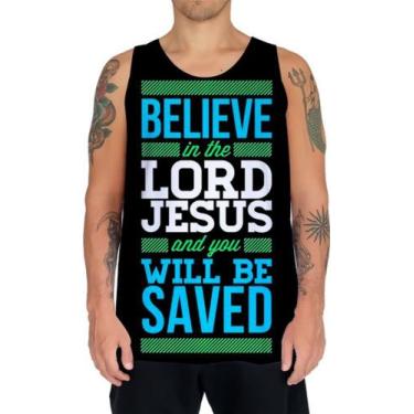 Imagem de Camiseta Regata Cristã I Believe Acredito Jesus Salva Hope - Estilo Vi