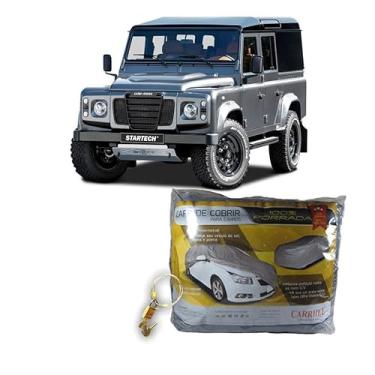 Imagem de Capa Protetora para cobrir carros compatível Land Rover Defender com cadeado (XGG301)