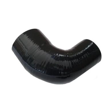 Imagem de JOIUYOLJ Mangueira de cotovelo de redução de 90 graus ID 3,1 a 8,3 cm (79 mm a 84 mm) para tubo de admissão de ar direto universal Turbo Intercooler reforçado 4 camadas 5,4 mm (90D-ID79-84)