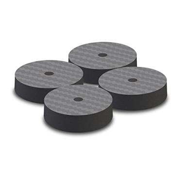 Imagem de Monosaudio - KL 4 peças de pontas de alto-falante, protetores de chão, tapetes de isolamento para pés para toca-discos de, CD AMP (40 x 10 mm)