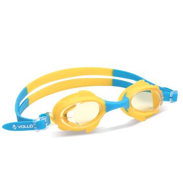 Imagem de Óculos de Natação Shark Fin Azul e Amarelo Vollo Sports