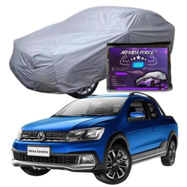 Imagem de Capa Cobrir Carro SAVEIRO 100% Forrada Armada Force 100% Impermeável F