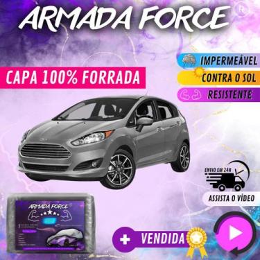 Imagem de Capa Cobrir Carro FIESTA SE HATCH 100% Forrada Armada Force 100% Imper