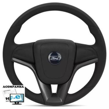 Imagem de Volante Esportivo F100 F1000 F4000 F75 Cruze Ford tampa acionador de b