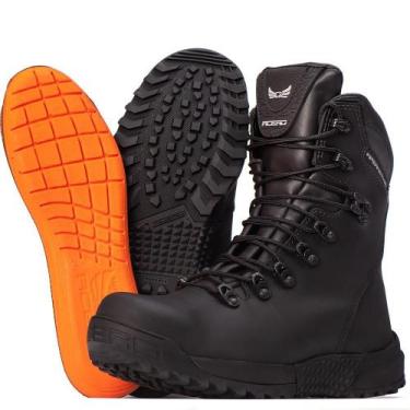 Imagem de Bota Coturno Apache Couro Militar Confortável Macio Leve - Acero, Pret