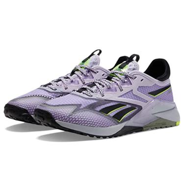 Imagem de Reebok Tênis feminino Nano X2 Tr Adventure Cross Trainer, Roxo oásis/verde harmonia/preto, 34