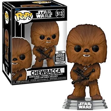 Imagem de Funko POP! Vinil: SWNC - Chewie - Star Wars - Exclusivo da Amazon - Boneco de vinil colecionável - Ideia de presente - Mercadoria oficial - Brinquedos para crianças e adultos - Fãs de filmes - Figura